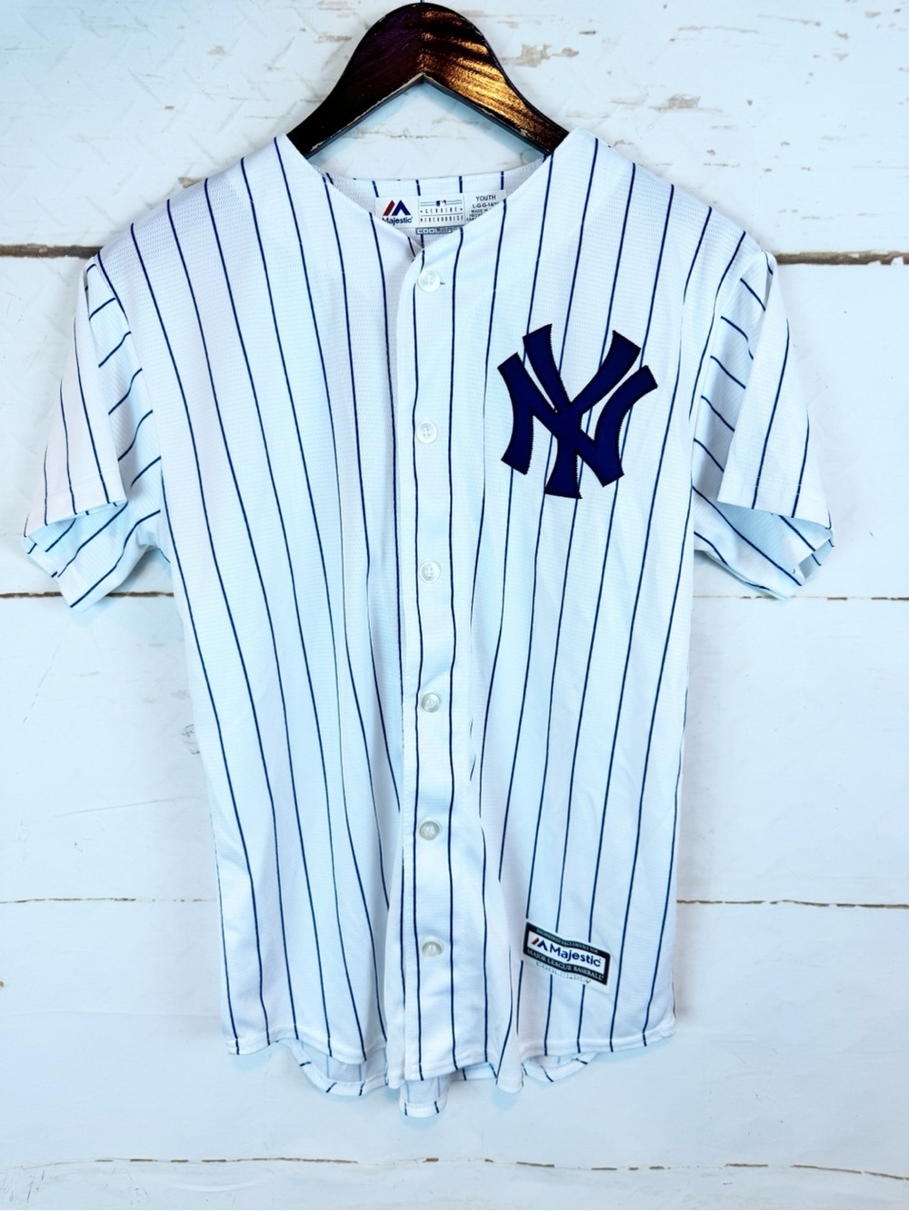 Majestic | New York Yankees Jeter 2 Jersey, Youth Large 14/16 - Picture 3 of 8